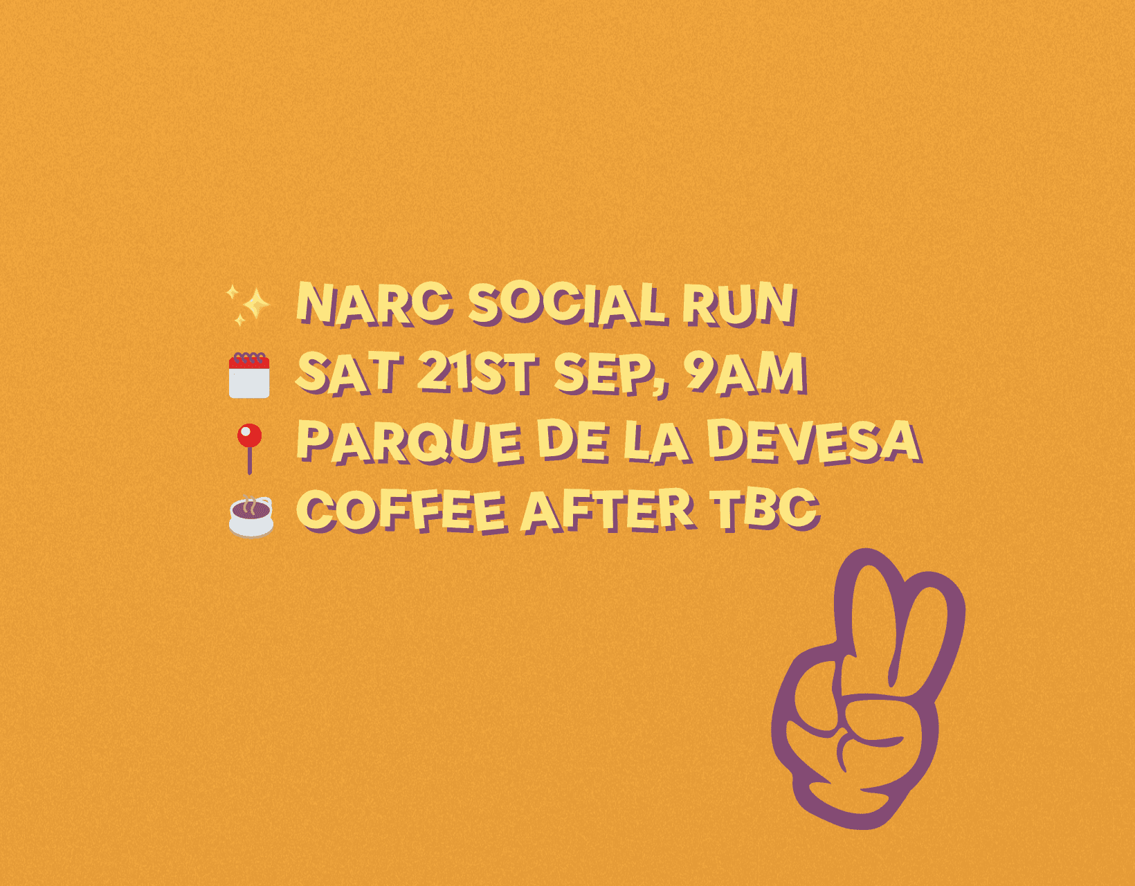 ✌🏽 NARC Social Run: Route 3: Via Verda *stroller friendly cover image