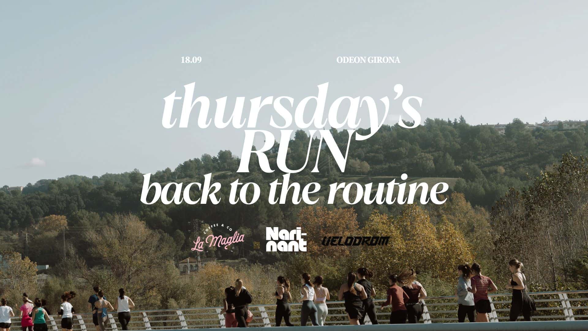 BACK TO THE ROUTINE THURSDAY'S RUN