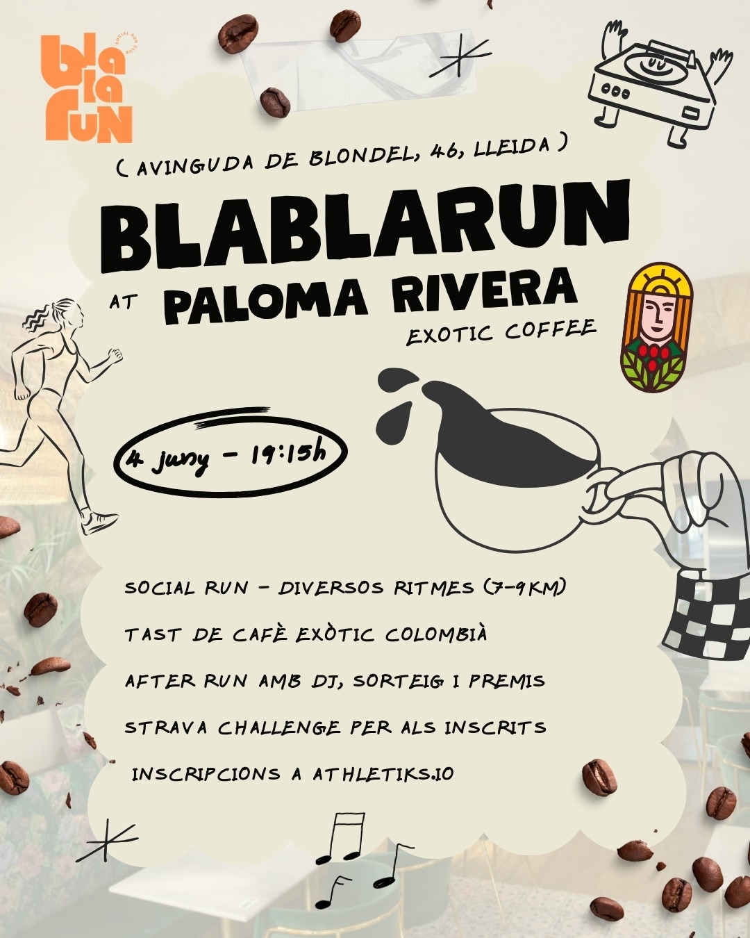 BLABLARUN at PALOMA RIVERA COFFEE (Lleida) cover image