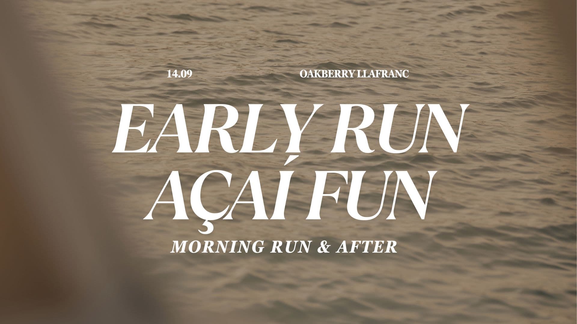 MORNING RUN & AÇAÍ FUN cover image