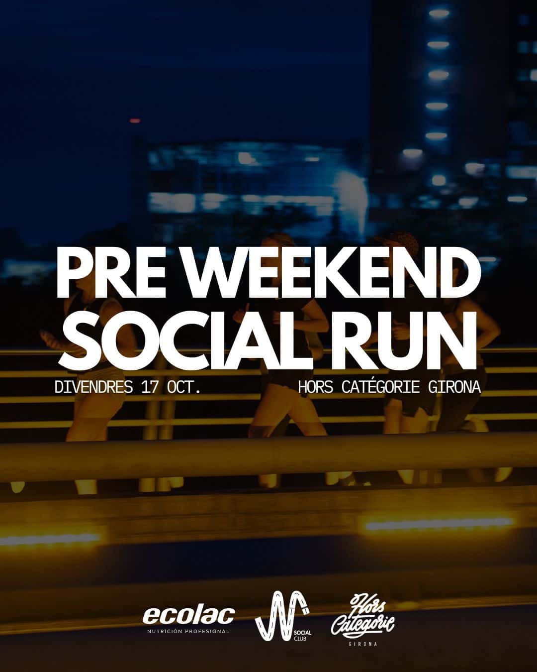 PRE WEEKEND SOCIAL RUN