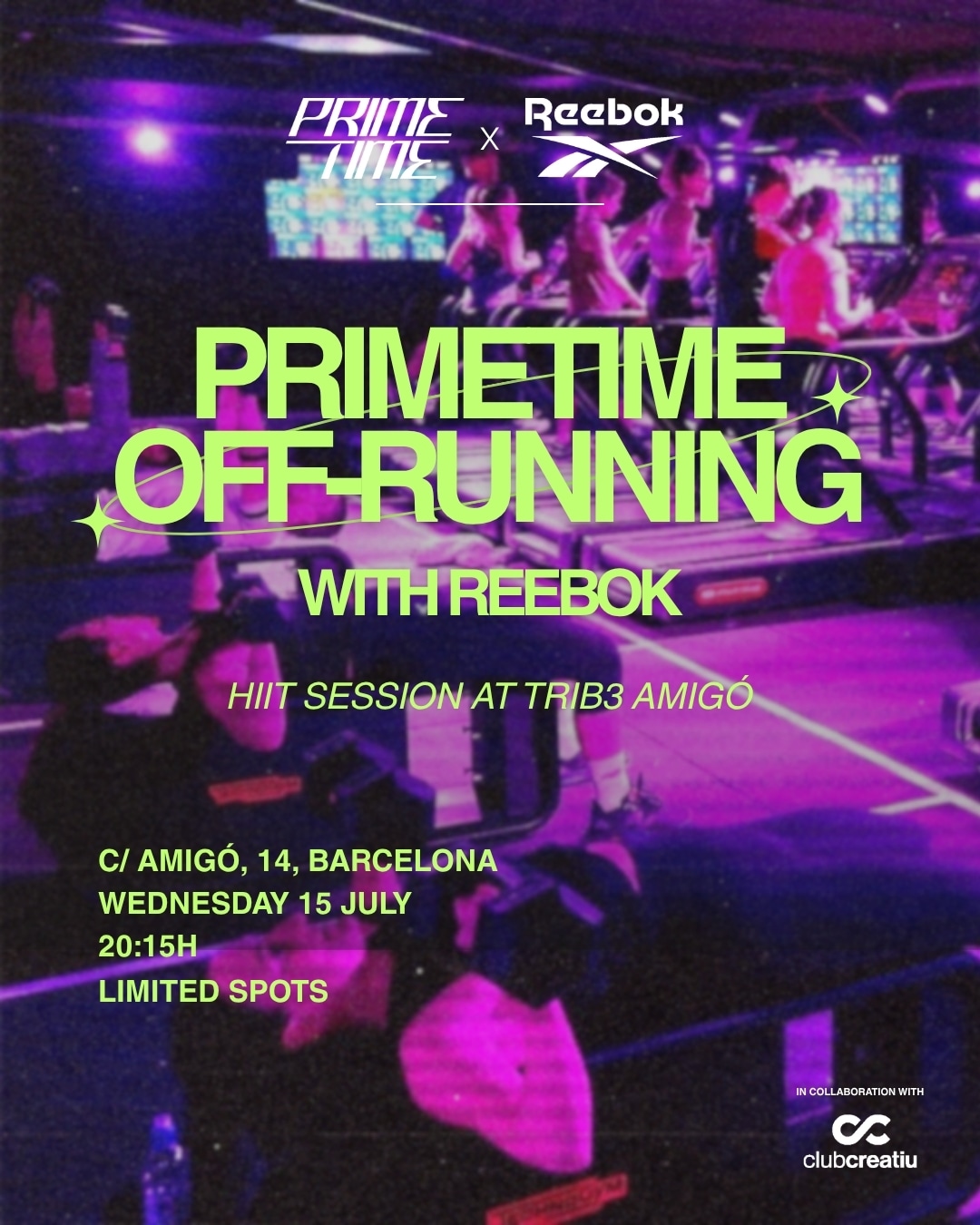 Primetime Off-Running by Reebok a Trib3 cover image