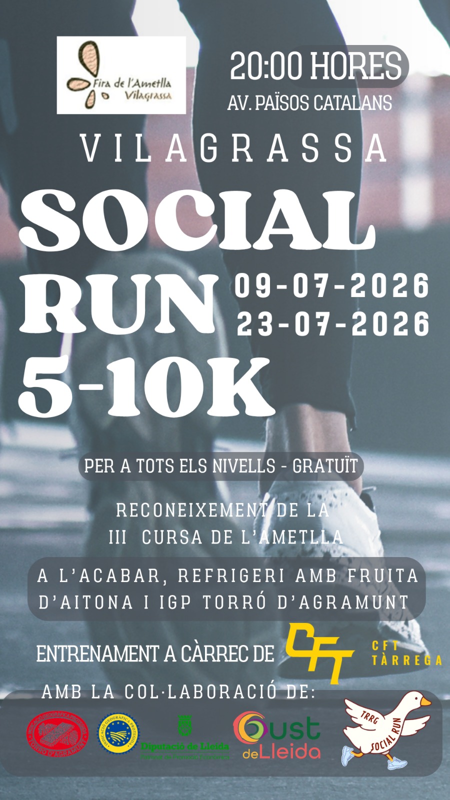 Reconeixement cursa de l'Ametlla Vilagrassa (5km/10km) cover image