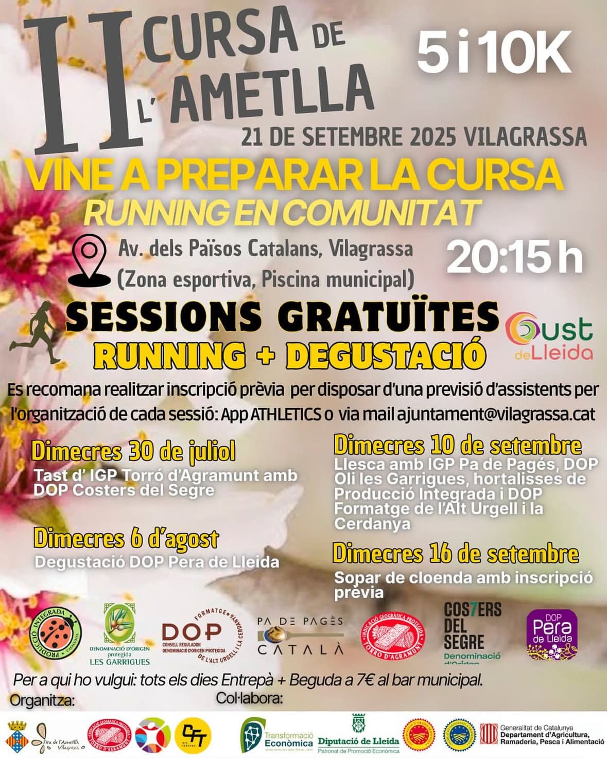 Reconeixement cursa de l'Ametlla Vilagrassa (5km/10km) cover image