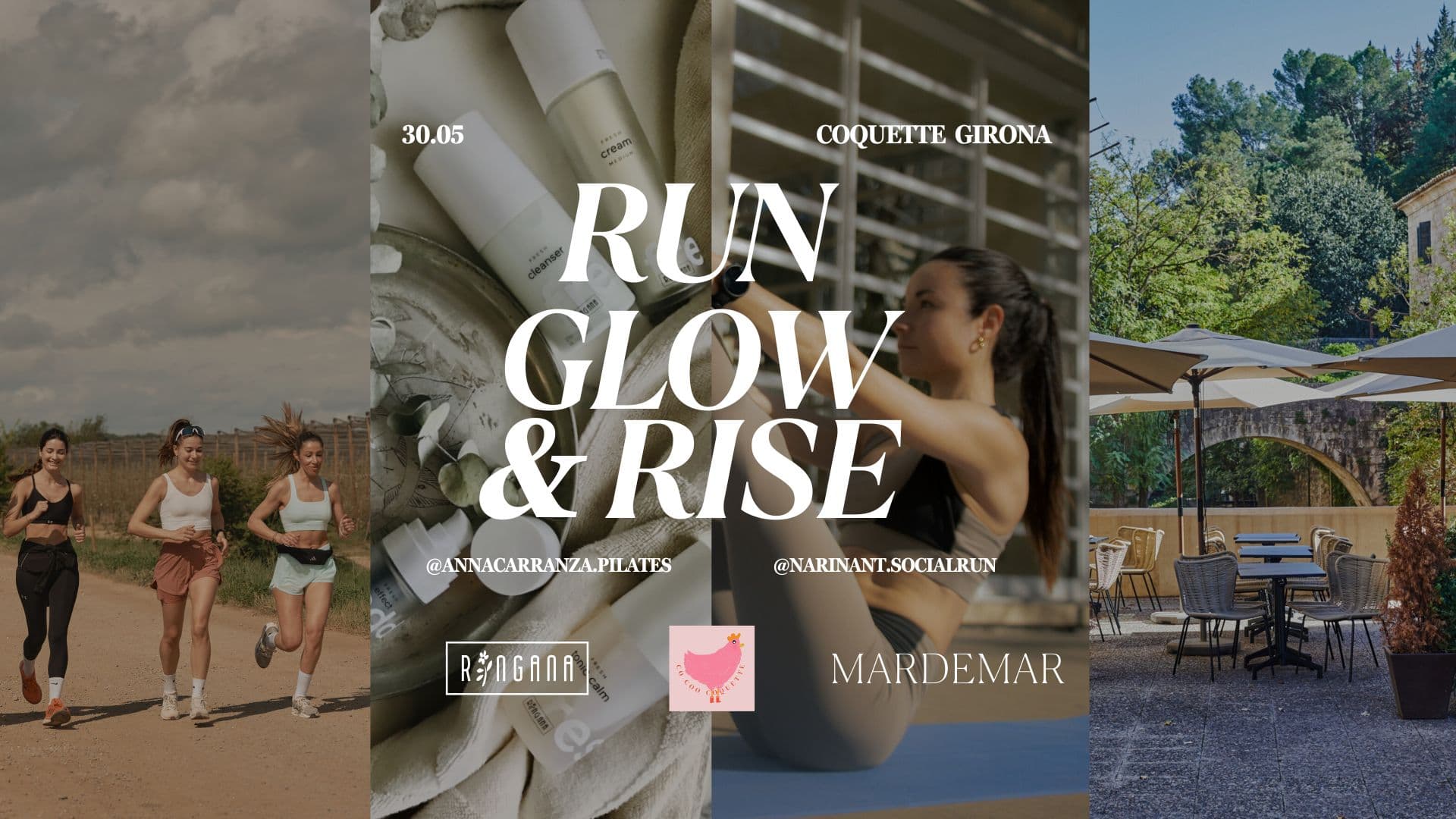 RUN, GLOW & RISE cover image