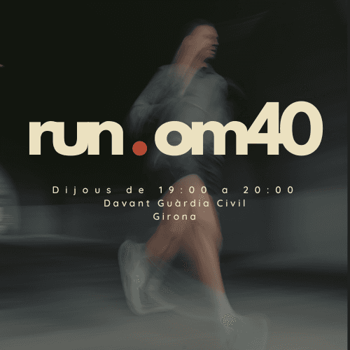 RUN.OM40 🏃♂️💨 Tens la crisi dels 40? Corre, que t’atrapa! 😂 cover image