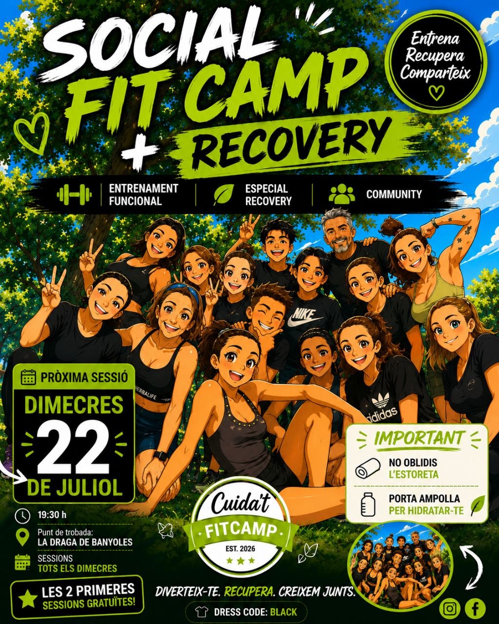 SOCIAL FIT CAMP & RECOVERY cover image