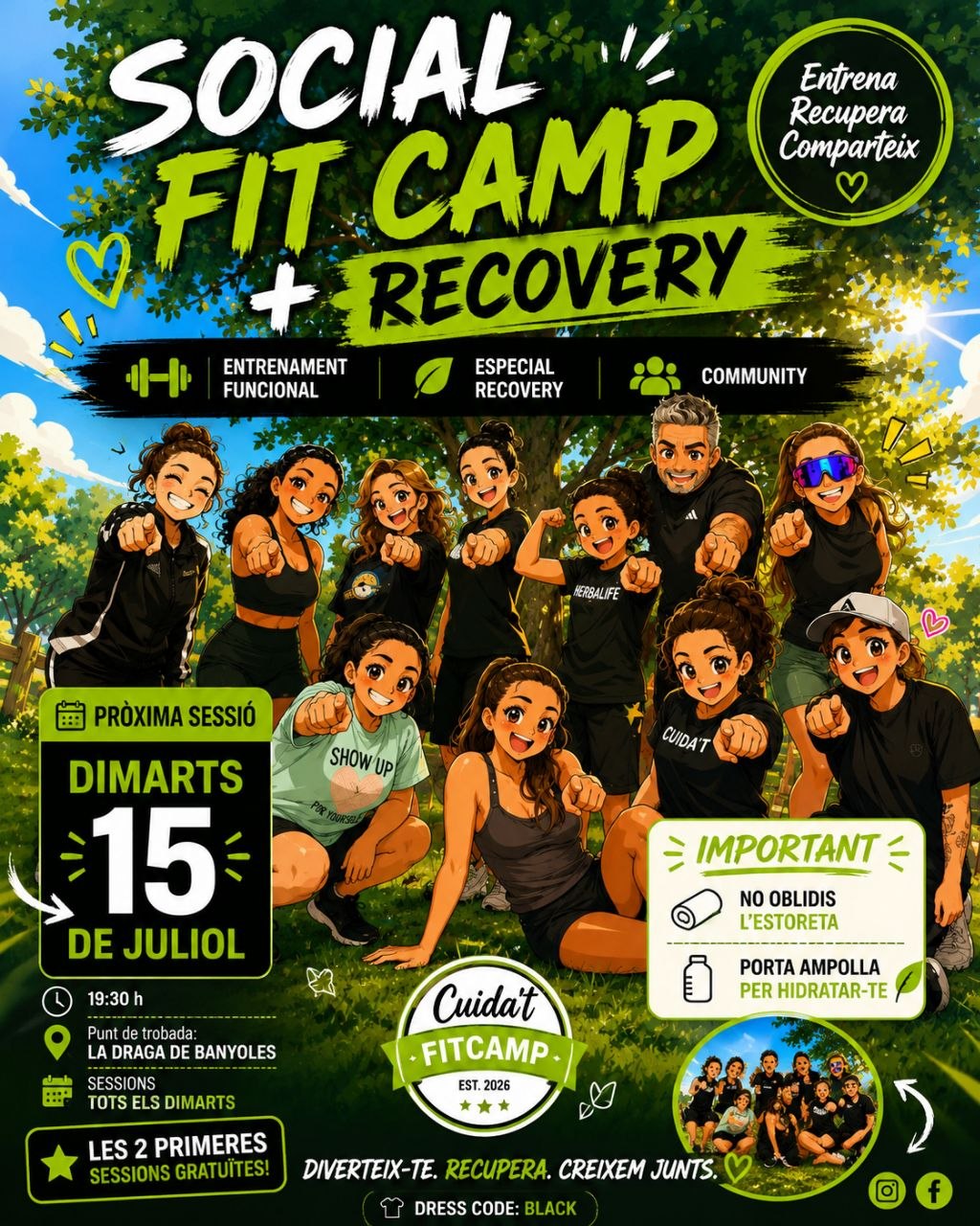 SOCIAL FITCAMP & RECOVERY cover image