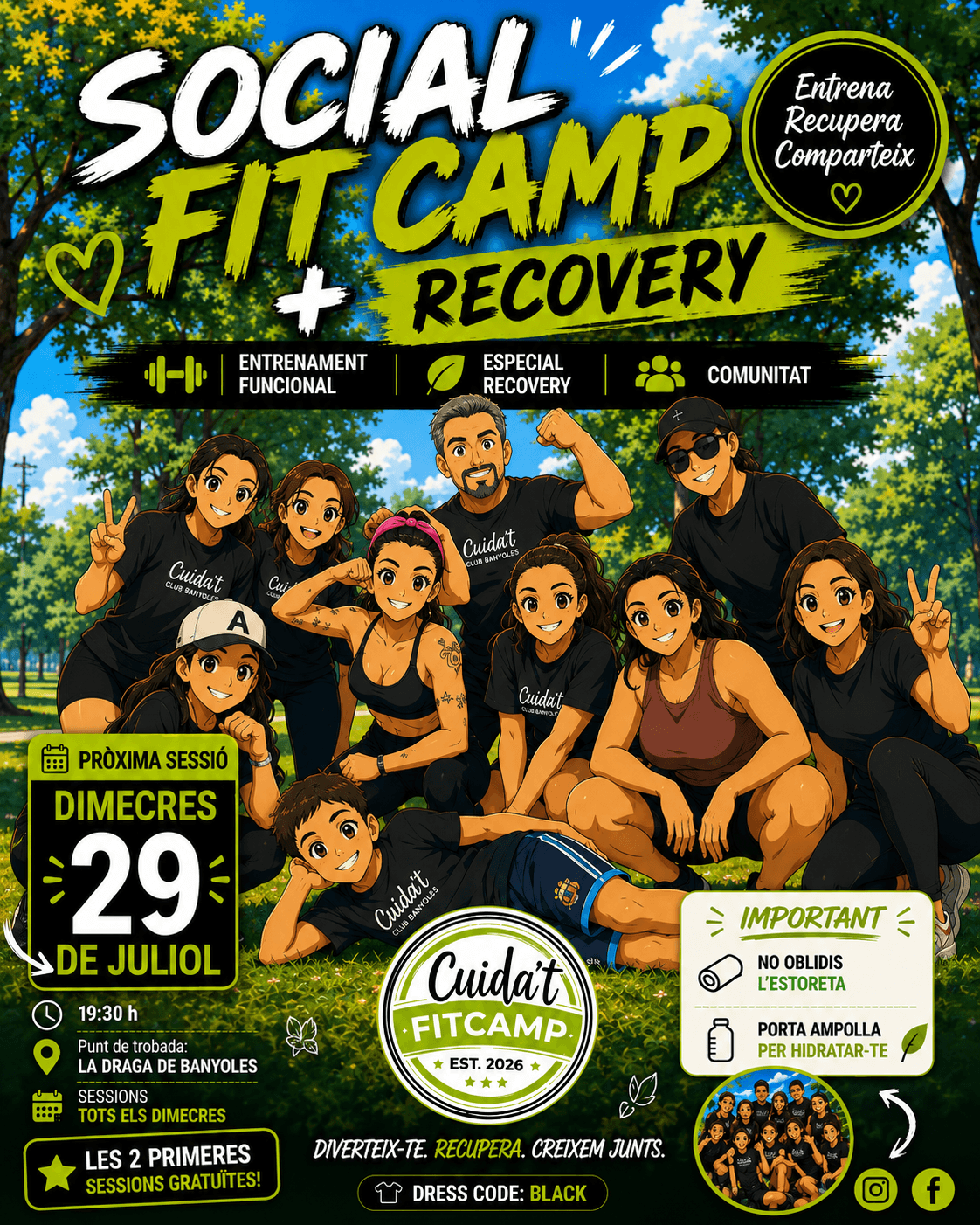 SOCIAL FITCAMP & RECOVERY cover image