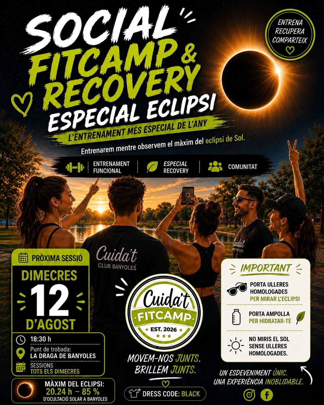 SOCIAL FITCAMP & RECOVERY ESPECIAL ECLIPSI cover image
