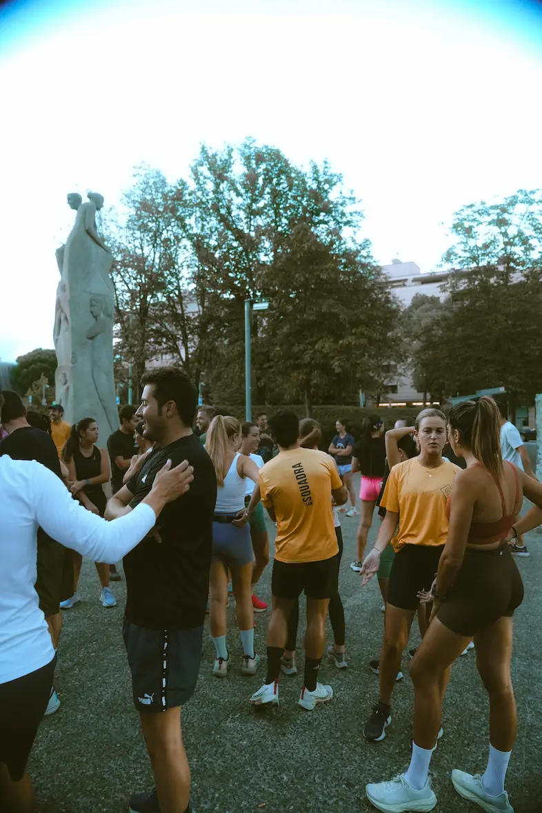 Explicación del inicio en Squadra Social Run